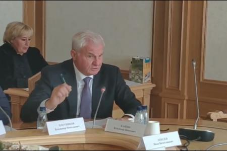 На заседании аграрного комитета Госдумы В.Н. Плотников поднял тему поддержки животноводства